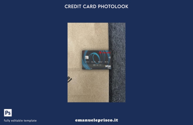 modello frontale photolook con carta di debito visto Japan Chiba Bank in stile v